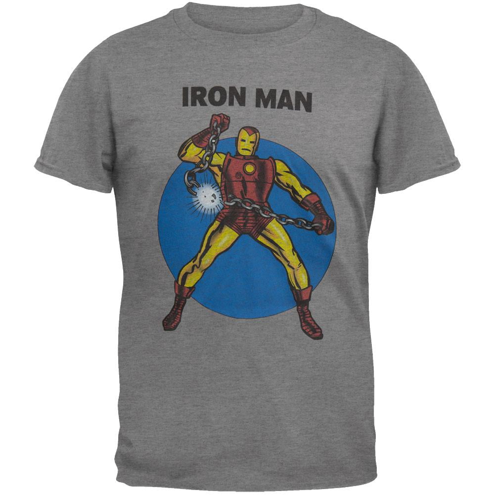 Iron Man - T-Shirt Doux en Mélange Tri-Mélange Unchained