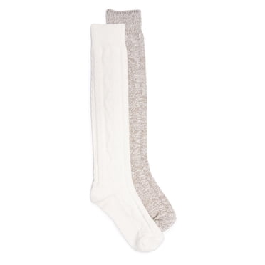 MUK LUKS Women's Knee High Socks, 2-Pair