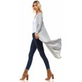 thumbnail image 2 of Women‘s Maxi Cardigan – Casual Long Flowy Open Front Floor Length Drape Lightweight Duster Sweater, 2 of 4