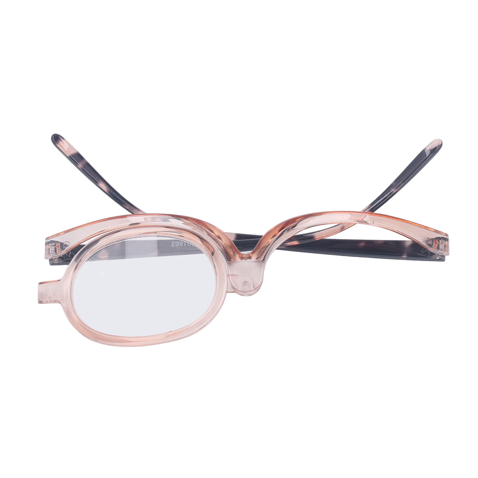 Makeup Reading Glasses, Plastic Shelf Eye Makeup Glasses Skin Friendly Lightweight  for Reading for Women +4.00