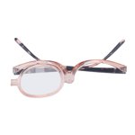 Makeup Reading Glasses, Plastic Shelf Eye Makeup Glasses Skin Friendly Lightweight for Reading for Women +4.00