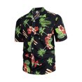 thumbnail image 4 of Chemise à Manches Courtes pour Homme à Col à Revers à Imprimé Hawaïen, 4 of 9