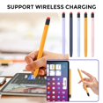 thumbnail image 4 of Pour Apple Pencil 2nd Gen Étui en Silicone à Prise, Étui iPad Porte-Stylet R9 M5L9, 4 of 6