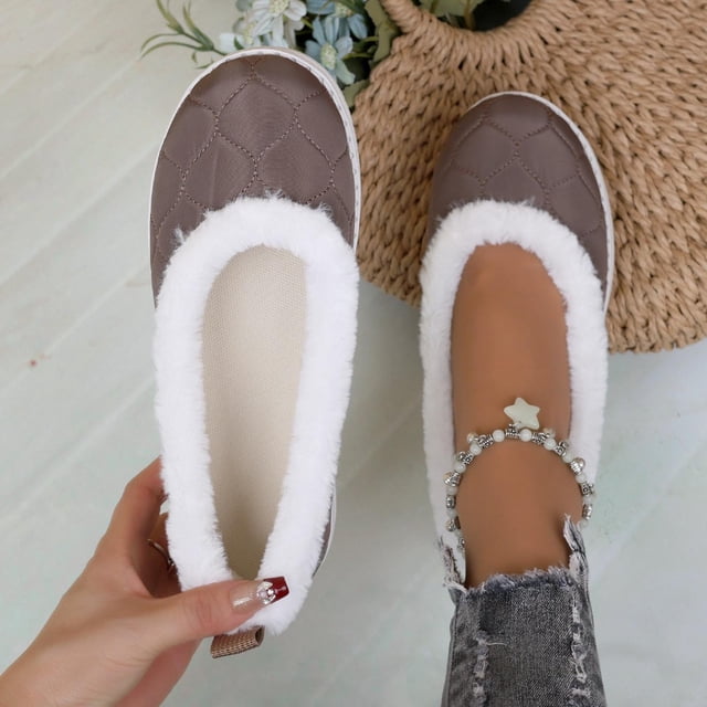LSLJS Bottes à Talon Plat pour Femmes Bottines Confortables Chaussures Décontractées, Bottines et Bottillons pour Femmes, Cadeau pour Femmes