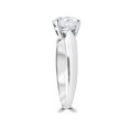 thumbnail image 3 of 1 1/2ct Cushion Diamond Solitaire Engagement Ring 14k White Gold, 3 of 3