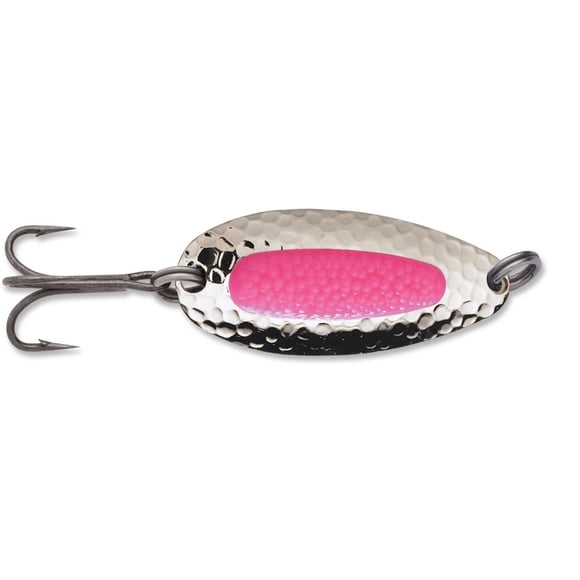 Blue Fox Pixee Spoon 1/2 oz., Nickel Plated/Flo. Orange Insert