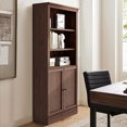 thumbnail image 4 of VAUXHILL & CO. Halston Standard Bookcase with Doors, Adjustable Shelving Unit, Cherry, 4 of 10