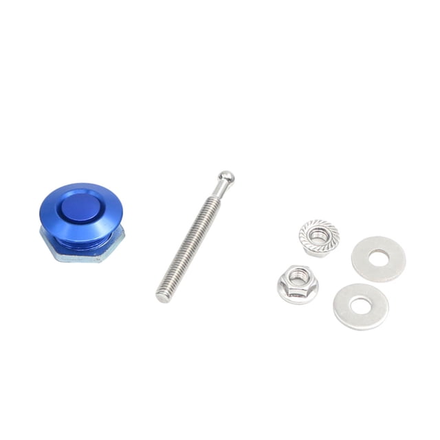 Ruiboury Lightweight Hood Lock For Car Modification Security Sleek Affordable blue DP16-25 3Set