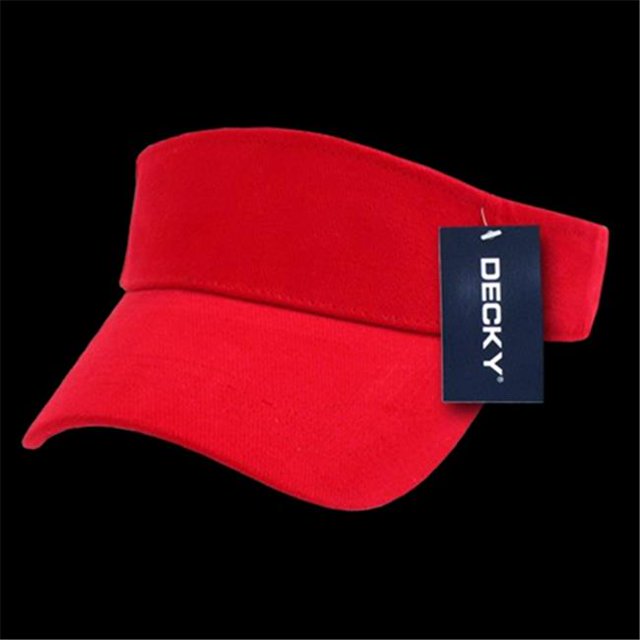 Decky 3001-RED Visière de Sport, Rouge