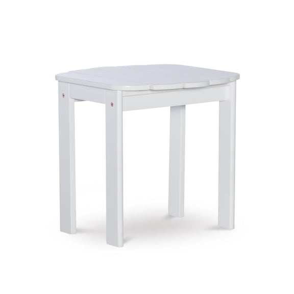 Table d'Extrémité Extérieure Adirondack Blanche