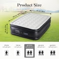thumbnail image 2 of edx 16" Height Queen Air Bed Mattress Inflatable with Built-in Electric Pump Quick Blow Up for Adults, Camping, Indoor Outdoor Use, 2 of 8