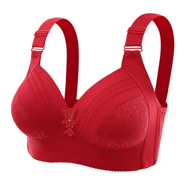 Timegard Plus Size Bras for Women with Support No Underwire Adjustable Wide Strap Comfort Daily Bras