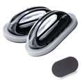 thumbnail image 1 of 2pcs Emery Sponge Kitchen Pot Brush with Handle, Rust Cleaning Tool Sink Pot Dish Scrubber Bathroom Decontamination Cleaning Brush, 1 of 5