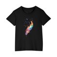 thumbnail image 1 of RXIRUCGD 2025 Vêtements d'Été pour Enfants T-shirt Imprimé Mode Mignon Col Rond Manches Courtes, 1 of 5