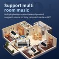 thumbnail image 4 of HIFIMUSE A80+ Bluetooth 5.0 Power Amplifier, 500W x2, WiFi Multiroom Audio Receiver with HDMI ARC, Optical & Coaxial Inputs, 4 of 8