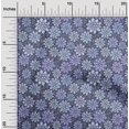 thumbnail image 2 of oneOone Velvet Violet Fabric Floral Retro Sewing Material Print Fabric By The Yard 58 Inch Wide, 2 of 5