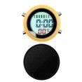 thumbnail image 4 of Abbracc Réveil Numérique Horloge Numérique Étanche Réveil Radio Contrôlé avec Jaune-Noir, 4 of 7