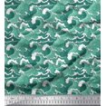 thumbnail image 1 of Soimoi Rayon Fabric Waves Shirting Print Fabric by Yard 42 Inch Wide, 1 of 5