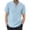 Light Blue, variant on Ketyyh-chn99 Men's Dress Shirts 2024 Men's Tops Summer Button Down Shirt Slim Fit Solid Color Blouse Cotton Dress Shirts for Men Light Blue,2XL