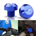 thumbnail image 2 of maskred 2 Pcs M10x1.25 Rétroviseurs Filetage Vis Boulons Bouchon Trou Bleu Positif 10mm 1Set, 2 of 6