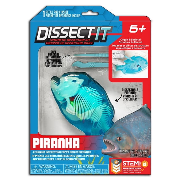 Piranha au labo Dissect-It