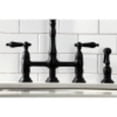 thumbnail image 4 of Kingston Brass Heritage 8" Center Kitchen Faucet With Side Sprayer, 4 of 9