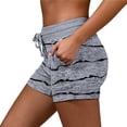 thumbnail image 3 of Women Soft And Comfy Activewear Lounge Shorts With Pockets And  Drawstring, 3 of 7