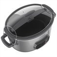 thumbnail image 3 of Black + Decker 7-qt Locking Lid Digital Slow Cooker, 3 of 7