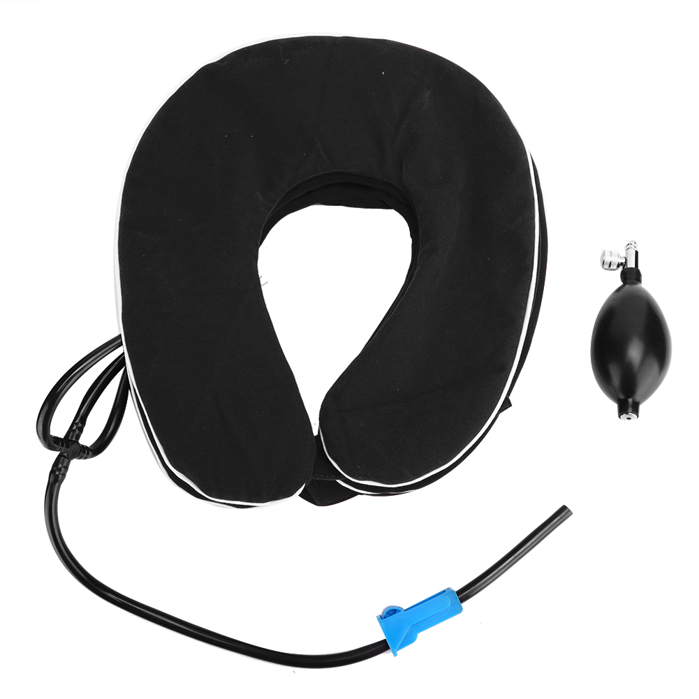 Dispositifs de Traction Cervicale, Collier Cervical Gonflable pour Adultes, Support de Cou Clarté Remarquable