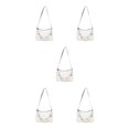 thumbnail image 3 of maskred Underarm Bag For Fashionable And Versatile Women For Everyday Wide white 5Set, 3 of 6