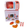 thumbnail image 1 of Microwave Oven Toy Set - Realistic Electronic Pretend Playset Kitchen Play Toy, 1 of 10