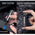thumbnail image 4 of Car Window Breaker Emergency Escape Hammer: 2-in-1 with Seatbelt Cutter, Multi-Functional Mini Metal Safety Hammer for Vehicles, 4 of 7
