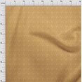 thumbnail image 4 of oneOone Rayon Dark Mustard Fabric Damask Scroll Craft Projects Decor Fabric Printed By The Yard 56 Inch Wide, 4 of 4