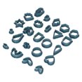 thumbnail image 4 of Clay Earring Making Kit,  Clay Cutters Set Clay Tools Gifts 142 Pcs Plastic Material  For Earring Making, 4 of 8
