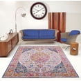 thumbnail image 2 of LaDole Rugs Florida Traditional Indoor/Outdoor Area Rug, Cream and Blue, 3'11' x 5'3', 2 of 6