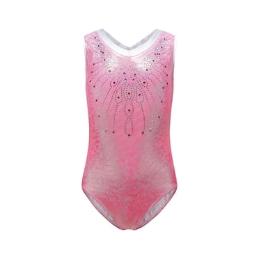 Milaget Justaucorps-Robe de Gymnastique pour Fille Justaucorps de Danse Athlétique Justaucorps de Ballet 6