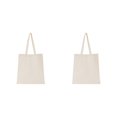 thumbnail image 2 of maskred Large Capacity Tote Bag Reliable Shopping Companion Sturdy And Durable Beige 2Set, 2 of 6