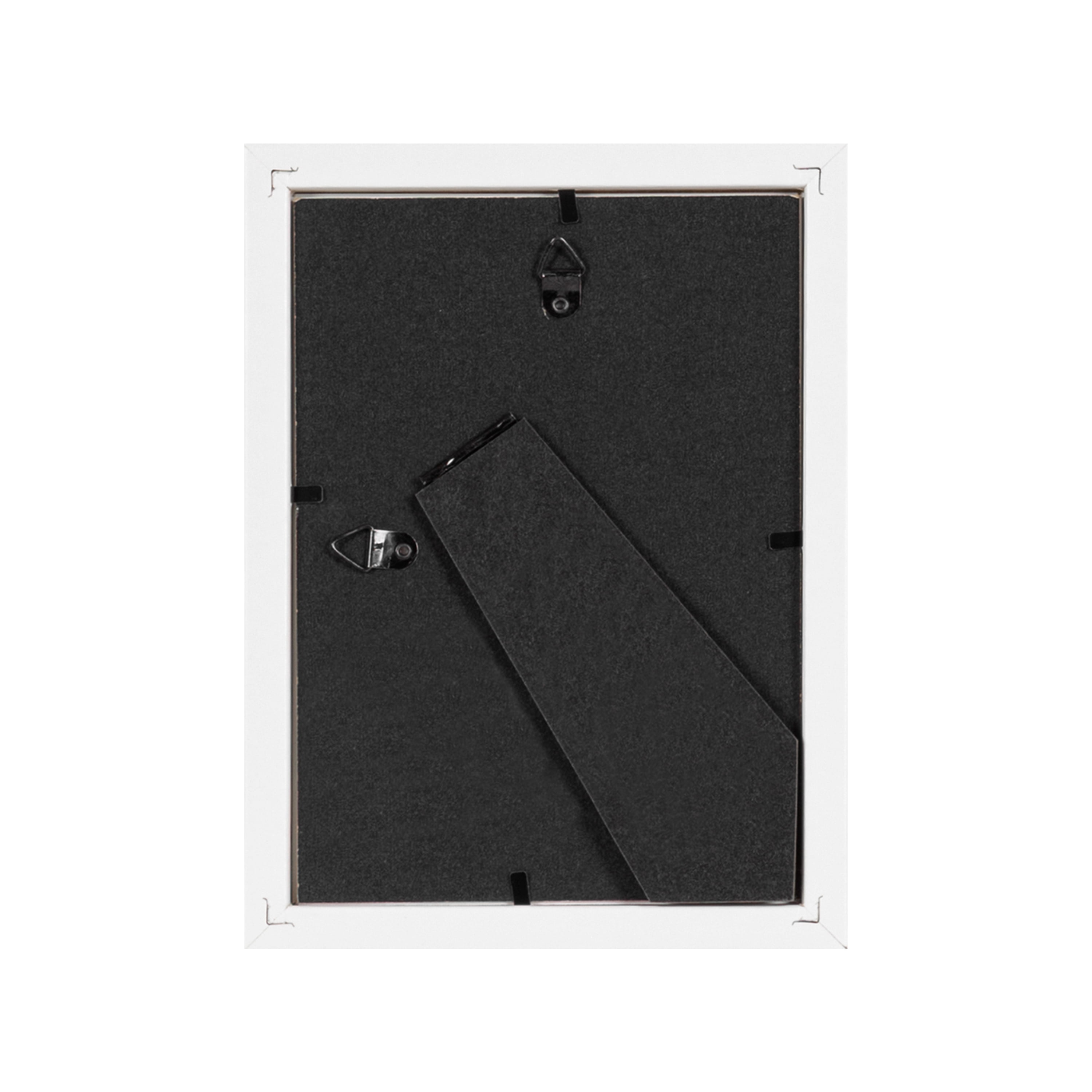DesignOvation MacIntyre 5x7 Matted to 3.5x5 White Picture Frame