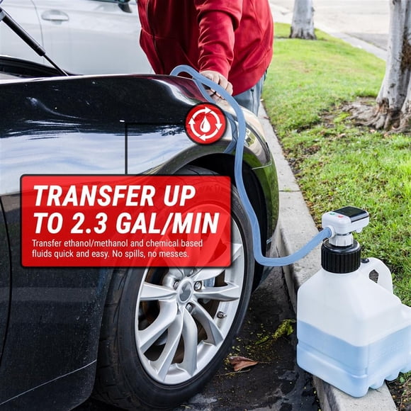 Tera Pump Dispensing Pump 20101 TRFA01-XL-CH; 2.3 Gallons Per Minute; Battery Operated; Built-In Auto Stop Sensor; Requires 4 AA Batteries
