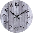 thumbnail image 2 of Modern Simple Wall Silent Clock Vintage Mid-Century Style Design for Living Room Bedroom Decor, 2 of 7