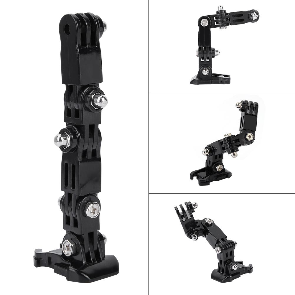 Fyydes Helmet Mount Arm for GoPro, Camera Mount Arm,Helmet Mount Arm for GoPro Xiaoyi Adjustable Bracket Sports Camera Housing Adapter