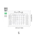 thumbnail image 3 of OfficeCraft Stationery Wall Acrylic Weekly Planner Board Clear Calendar for Reusable Daily To Do List and Schedule Management, 3 of 6