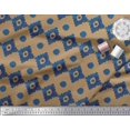 thumbnail image 3 of Soimoi Brown polyester Crepe Fabric Aztec Geometric Decor Fabric Printed Yard 52 Inch Wide, 3 of 3