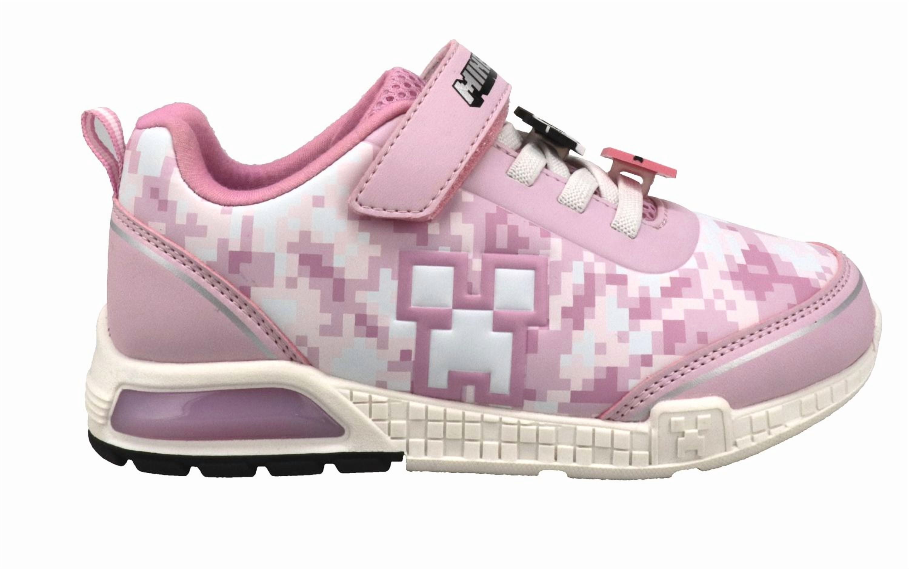 Minecraft Lighted Girls  Athletic Shoes
