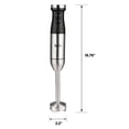 thumbnail image 3 of Total Chef 225 Watts Variable Speed Immersion Hand Blender with Turbo Boost, Versatile Hand Blender for Soups & Sauces, 3 of 9