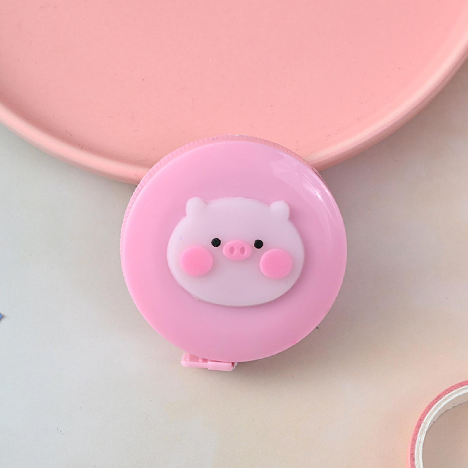 1.5m Tape Measure Inch Cm Round Tape Automatic Retractable Soft