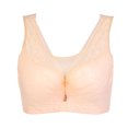 thumbnail image 4 of B91xZ Racerback Bras for Women Cotton Unlined Underwire Bra,Beige 36D, 4 of 4