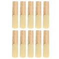 thumbnail image 1 of 10 Pcs Roseaux de Saxophone avec Housse de Protection Alto Bambou Remplacement d'Instrument de Musique, 1 of 10