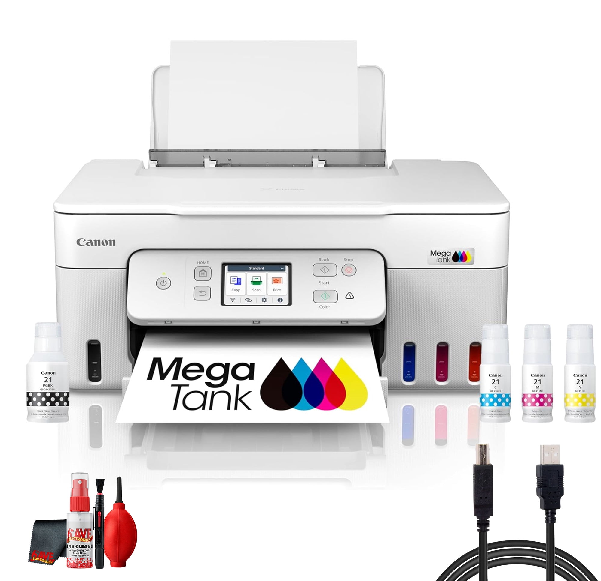 Canon PIXMA G3290 MegaTank Wireless All-in-One Printer Bundle