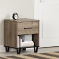 thumbnail image 1 of South Shore Arlen 1-Drawer Nightstand for Child, in Weathered Oak, 1 of 14